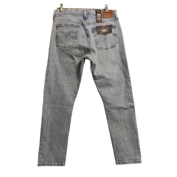 Levi's 501 Skinny Jeans Blue High Rise Button Fly 31 x 28 New - Picture 5 of 16